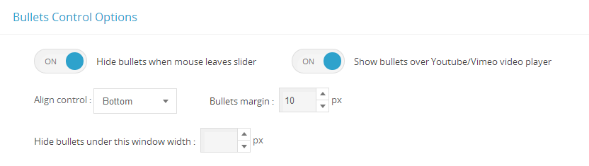 Master Slider layer timeline