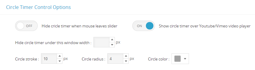 Master Slider layer timeline
