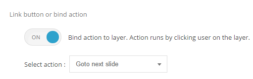 Master Slider button bind action