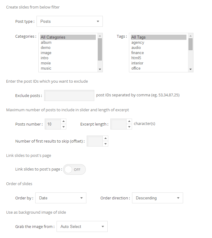 Master Slider Create New Slider